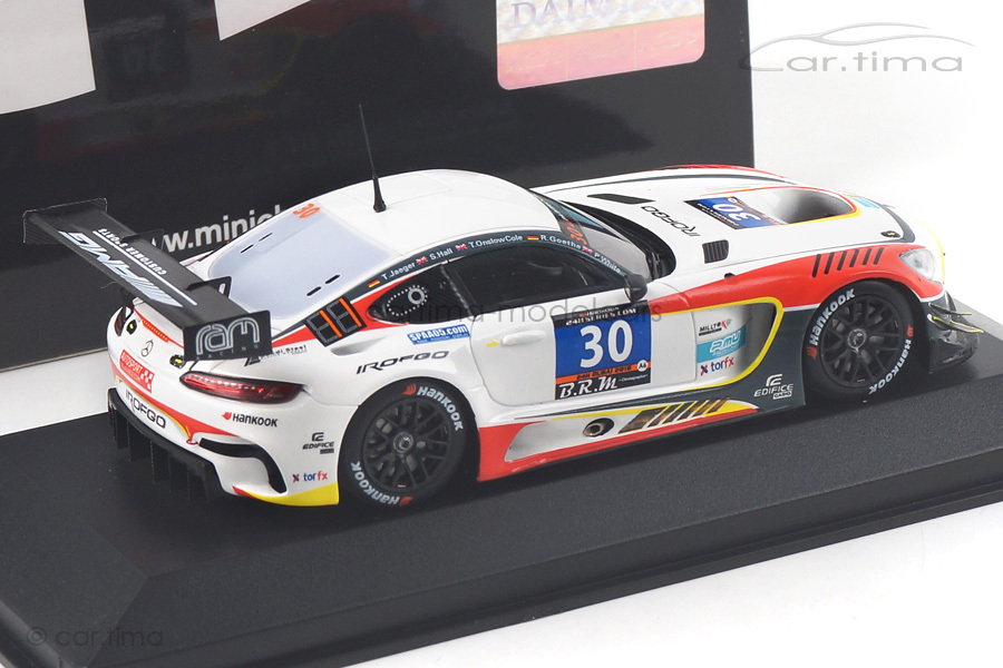 Mercedes-Benz AMG GT3 24h Dubai 2016 Hall/Goethe/Jäger Minichamps 1:43 437163030