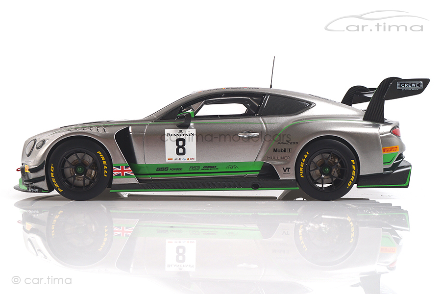 Bentley Continental GT3 Blancpain GT 2018 Abril/Soulet/Soucek TopSpeed 1:18 TS0244