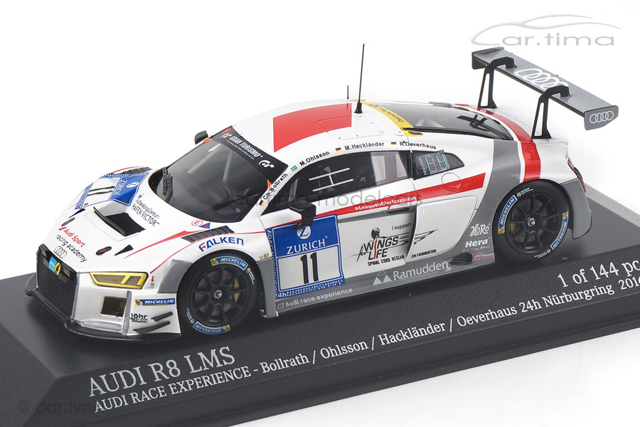 Audi R8 LMS 24h Nürburgring 2016 Bollrath/Ohlsson Minichamps 1:43 437161111