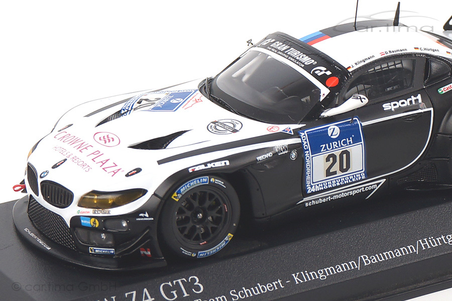 BMW Z4 GT3 24h Nürburgring 2014 Klingmann/Baumann Minichamps 1:43 437142030