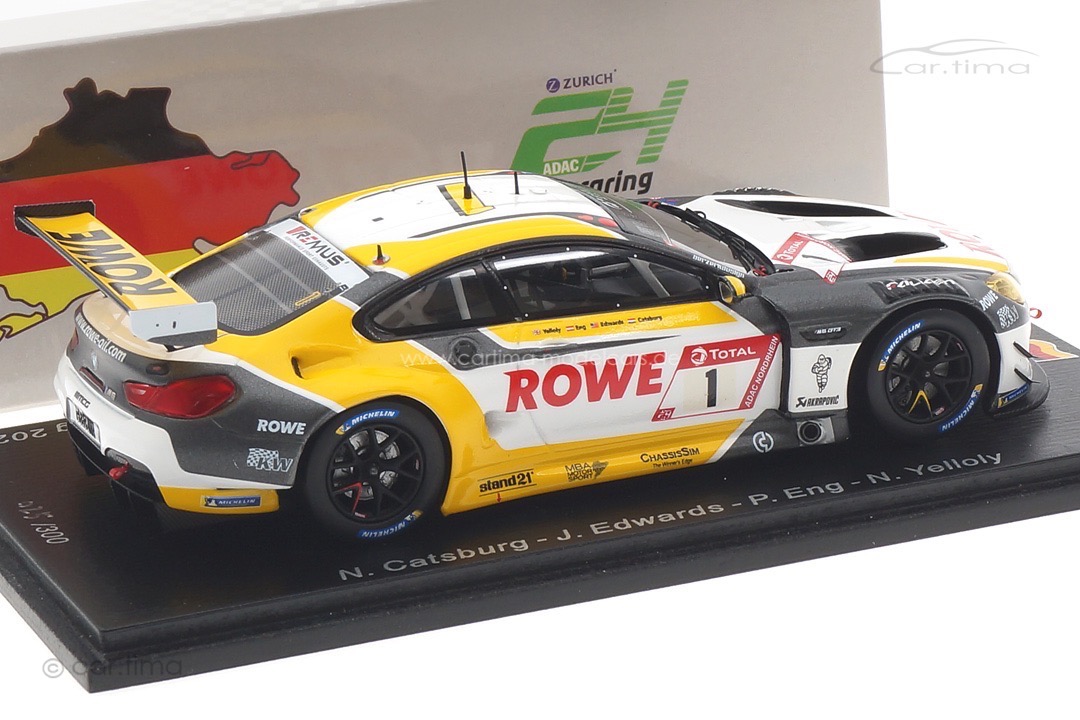 BMW M6 GT3 24h Nürburgring 2021 Catsburg/Edwards/Eng/Yelloly Spark 1:43 SG786