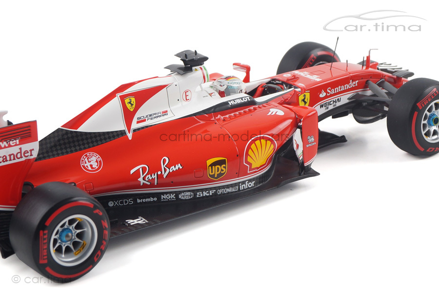 Ferrari SF16-H GP Italy 2016 Sebastian Vettel BBR 1:18 BBR181625