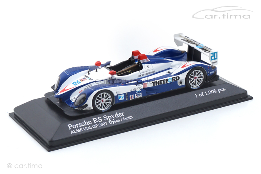 Porsche RS Spyder ALMS GP Utah 2007 Dyson/Smith Minichamps 1:43 400076620