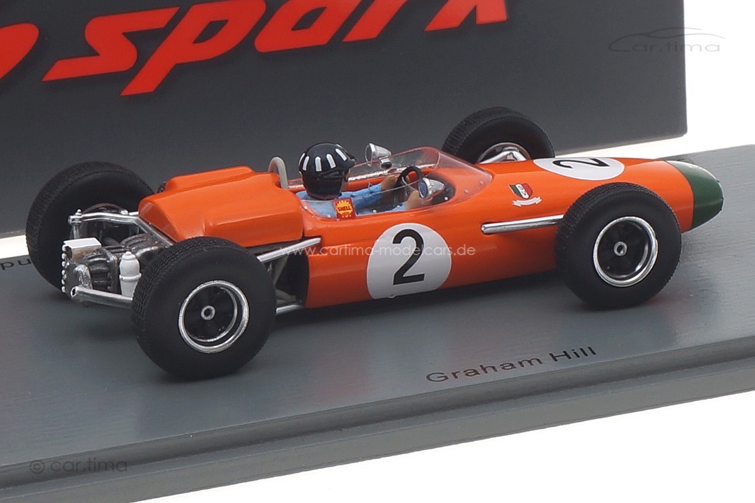 Brabham BT11A GP New Zealand 1965 Graham Hill Spark 1:43 S7432