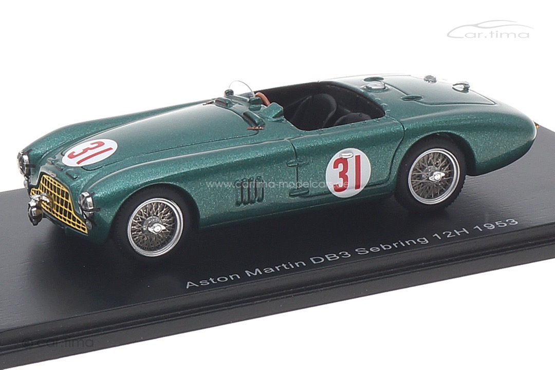 Aston Martin DB3 12h Sebring 1953 Duke/Collins Spark 1:43 S2449