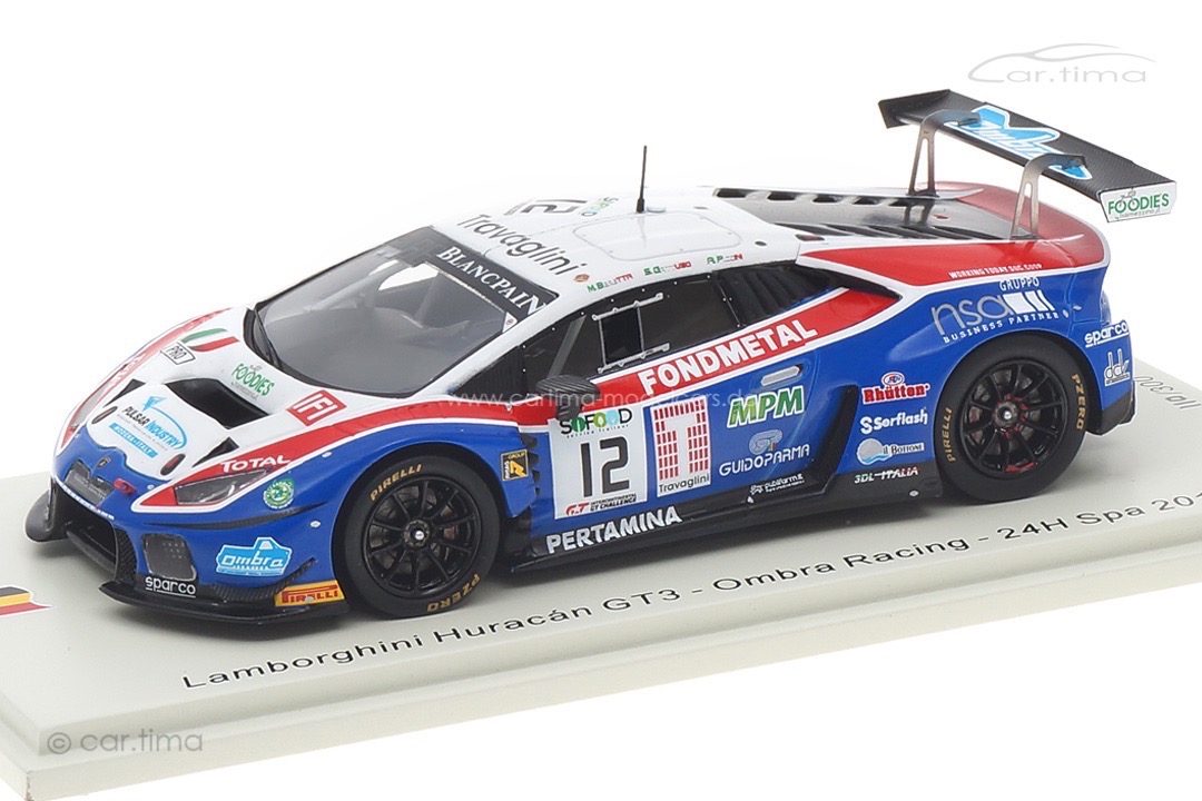 Lamborghini Huracán GT3 24h Spa 2017 Beretta/Gattuso/Piccini Spark 1:43 SB295