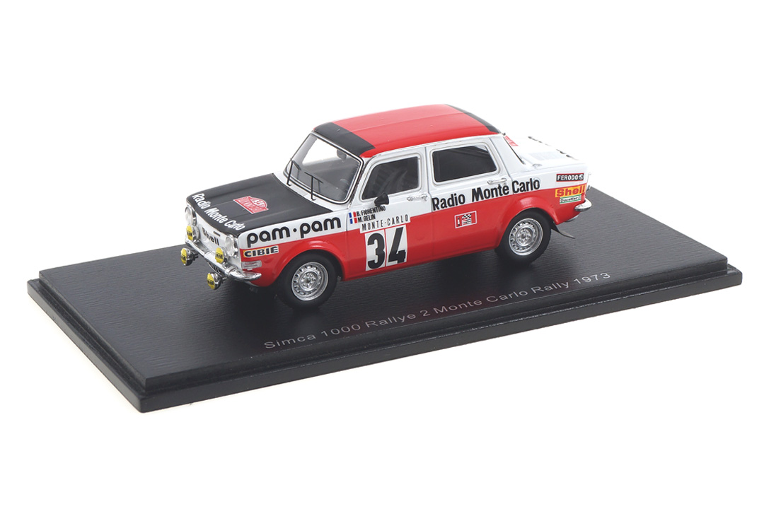 Simca 1000 Rallye 2 Rallye Monte Carlo 1973 Fiorentino/Gélin Spark 1:43 S9457