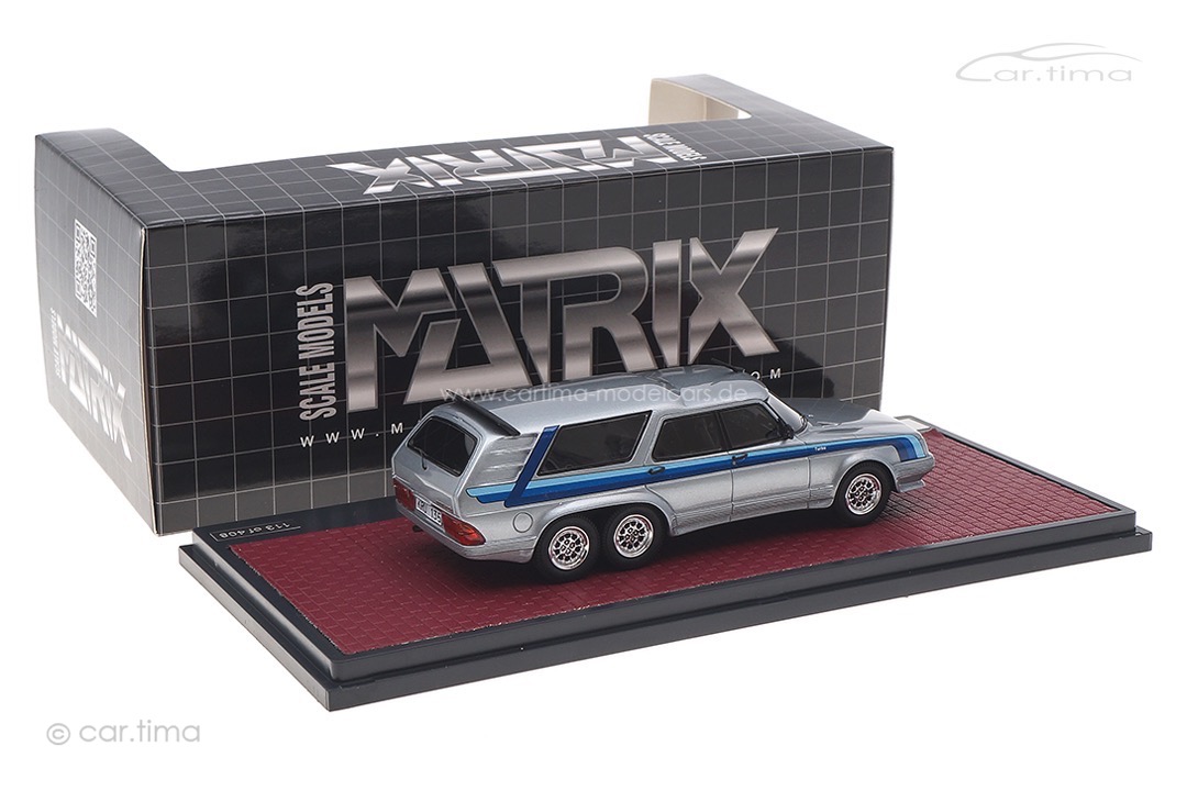 Saab 906 Turbo Concept 1984 silber Matrix 1:43 MX41801-042