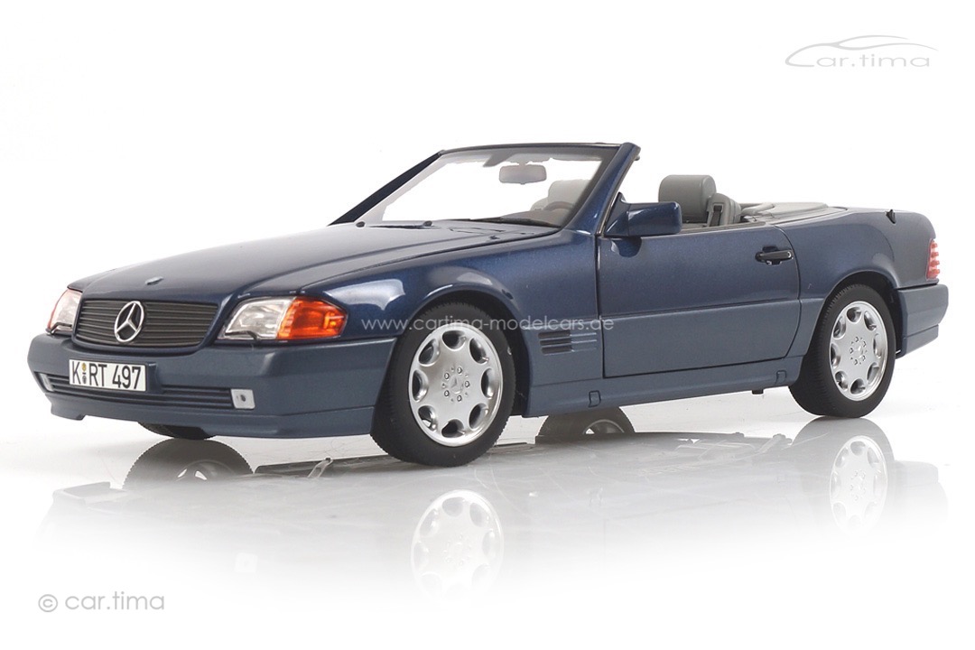 Mercedes-Benz 500 SL (R129) blau met. Norev 1:18 183717