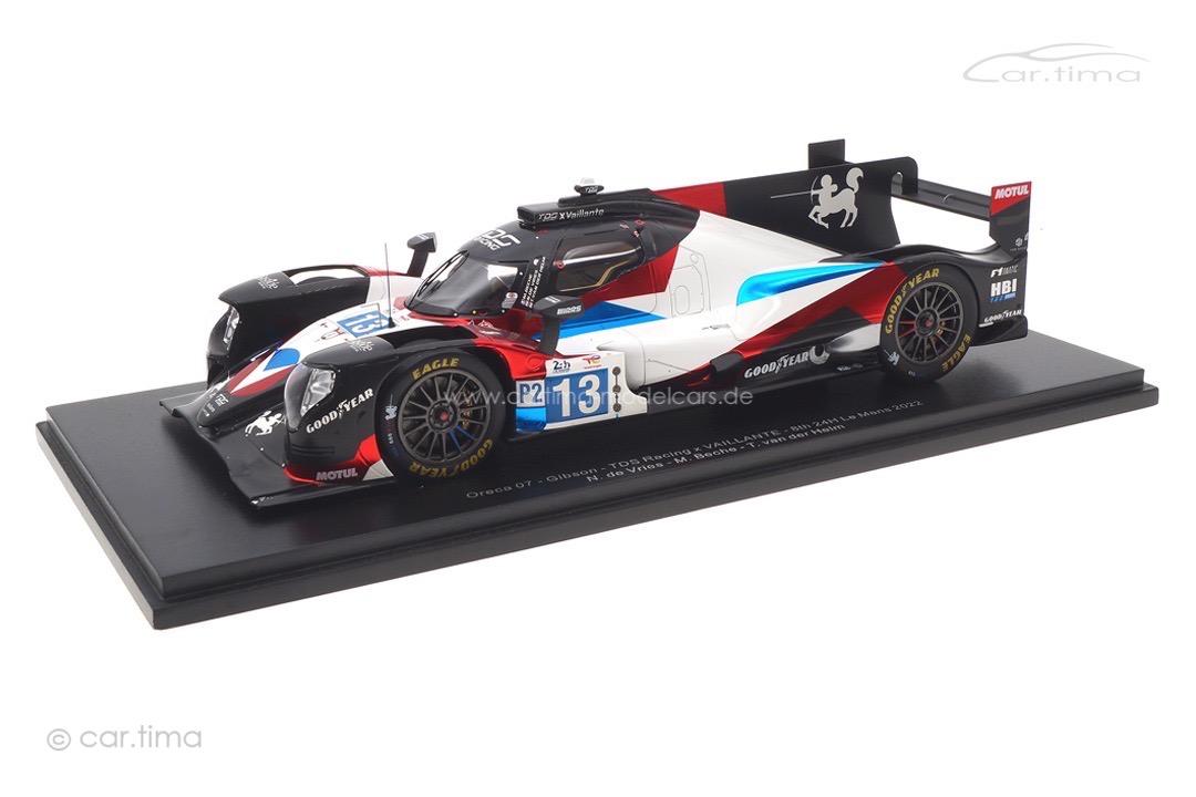 Oreca 07 24h Le Mans 2022 de Vries/Beche/van der Helm Spark 1:18 18S807