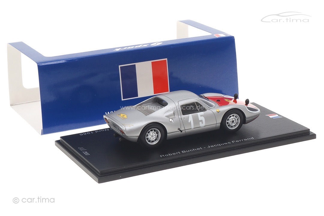 Porsche 904 GTS Winner Rallye des Routes du Nord 1966 Buchet/Ferrand Spark 1:43 SF168