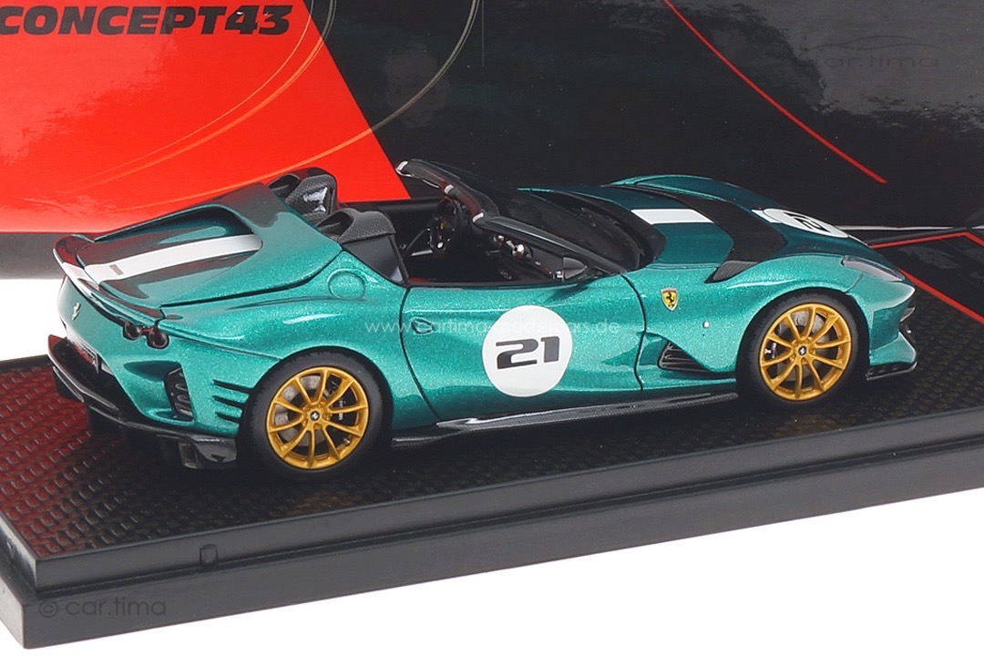 Ferrari 812 Competizione A Green Jewel BBR 1:43 BBRC263P