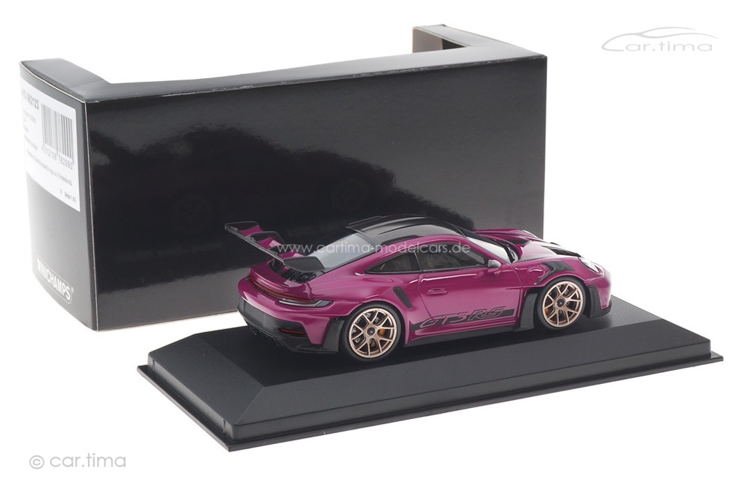 Porsche 911 (992) GT3 RS Weissach Package Sternrubin Neo/Rad Neodyme Minichamps 1:43 413062123