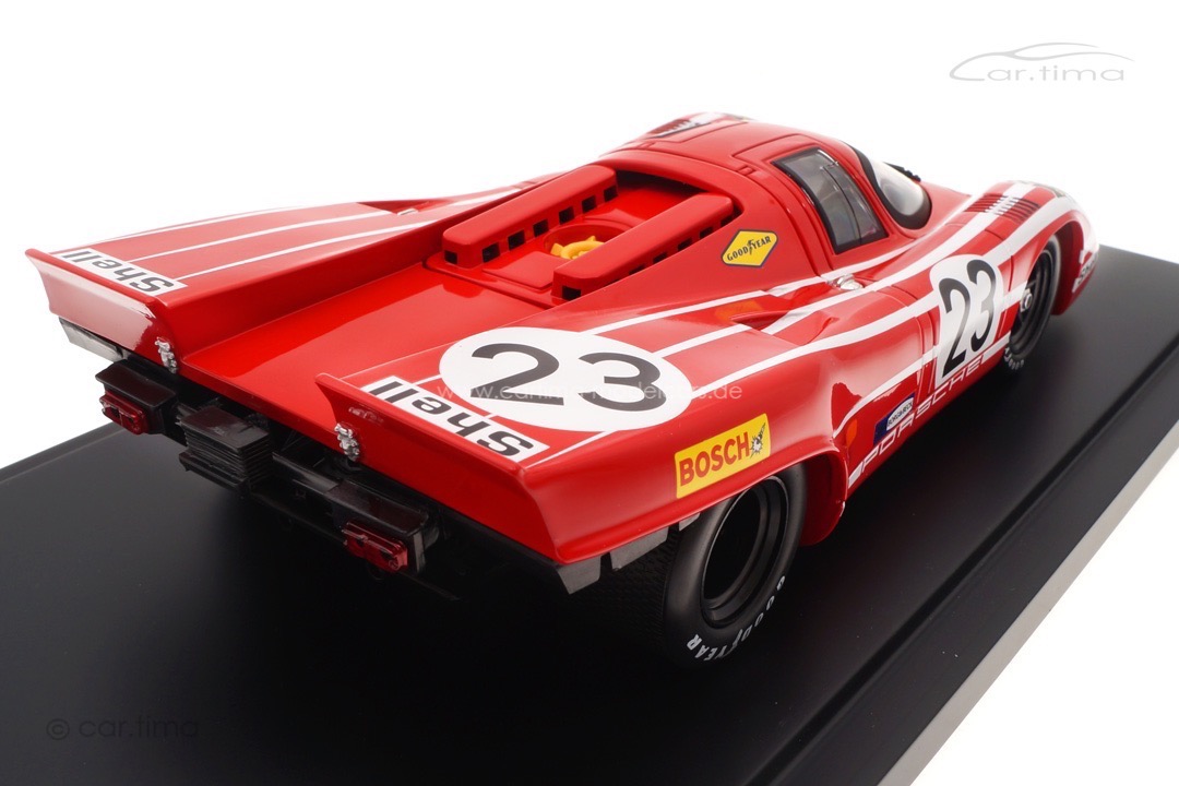 Porsche 917K Winner 24h Le Mans 1970 Originalsignatur Hans Herrmann Norev 1:18 187586-SIG