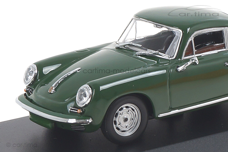 Porsche 356 C Carrera 2 1963 dunkelgrün Maxichamps 1:43 940062360