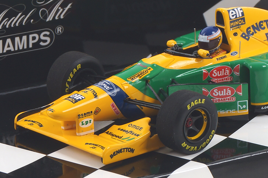 Benetton Ford B193B Test Barcelona 1993 Michele Alboreto Minichamps 1:43 417930099