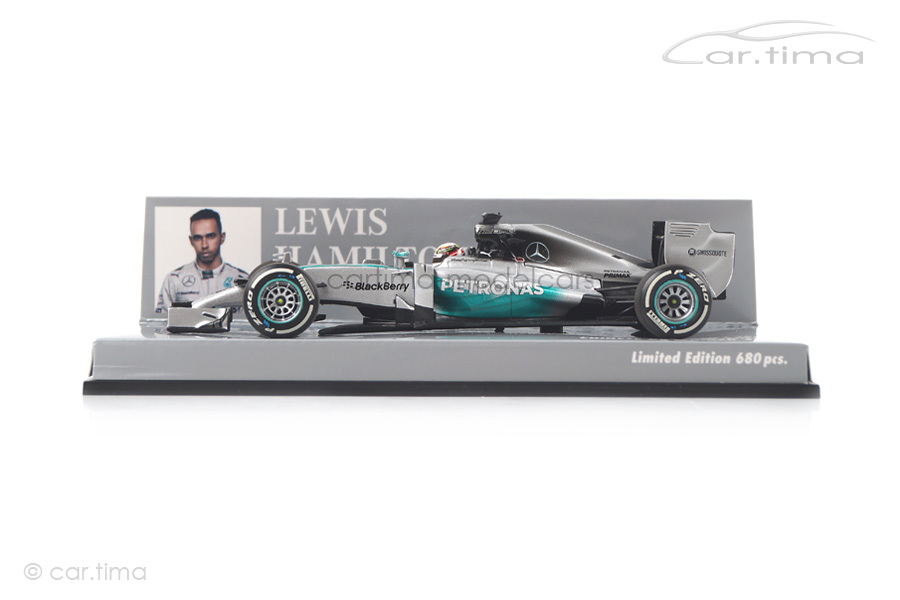 Mercedes AMG Petronas F1 W05 Hybrid Winner China GP Hamilton 2014 Minichamps 1:43 410140344