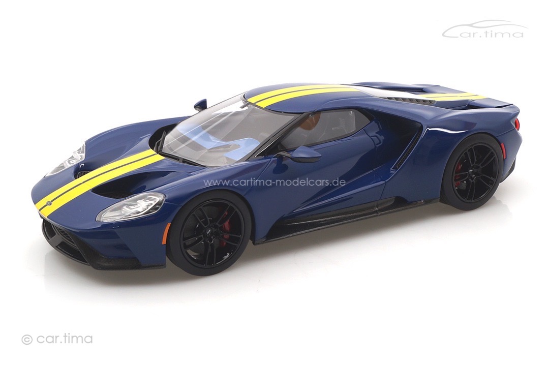 Ford GT Sunoco blue/yellow stripes TopSpeed 1:18 TS0305