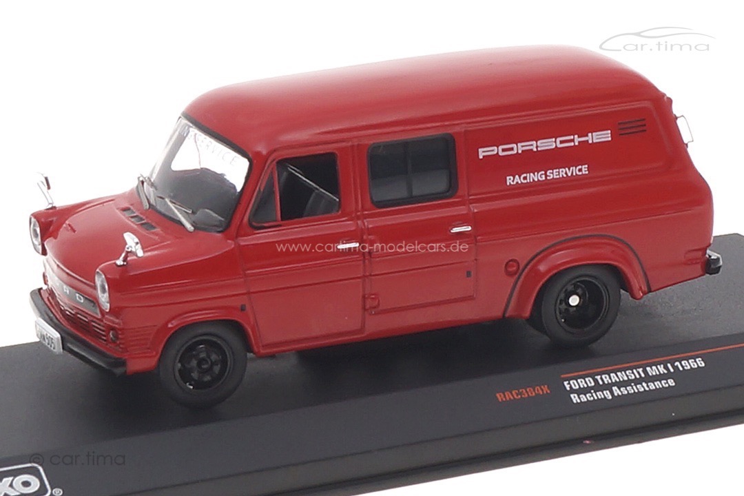 Ford Transit MK I Porsche Racing Service 1966 IXO 1:43 RAC384X