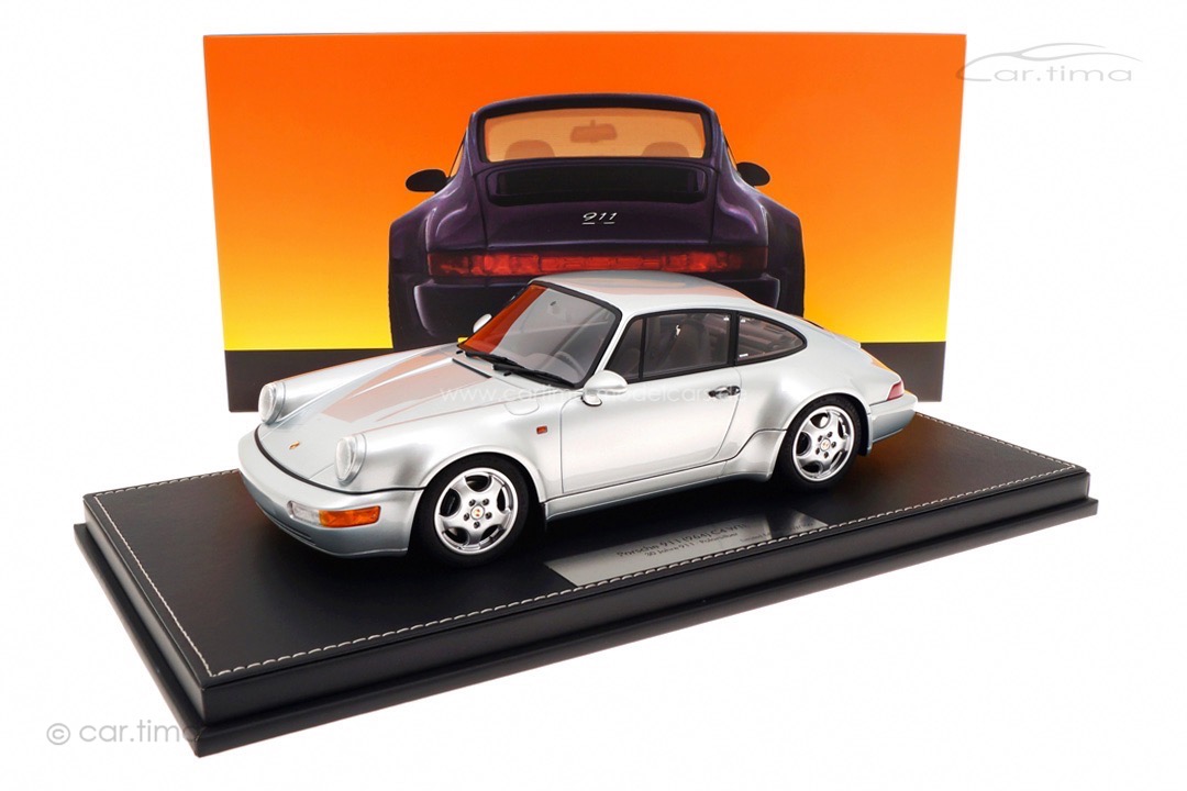 Porsche 911 (964) Carrera 4 WTL 30 Jahre 911 Polarsilber car.tima 1:18