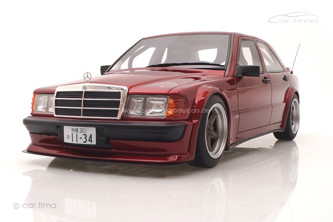 Mercedes 190E 2.5-16 W201 RAUH-Welt Republik Almandinrot Otto 1:18 OT1083