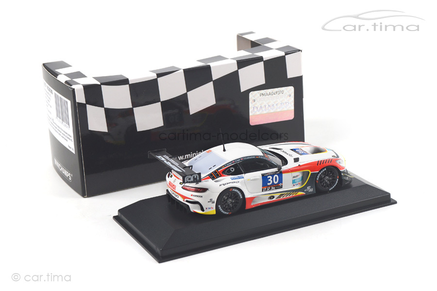 Mercedes-Benz AMG GT3 24h Dubai 2016 Hall/Goethe/Jäger Minichamps 1:43 437163030