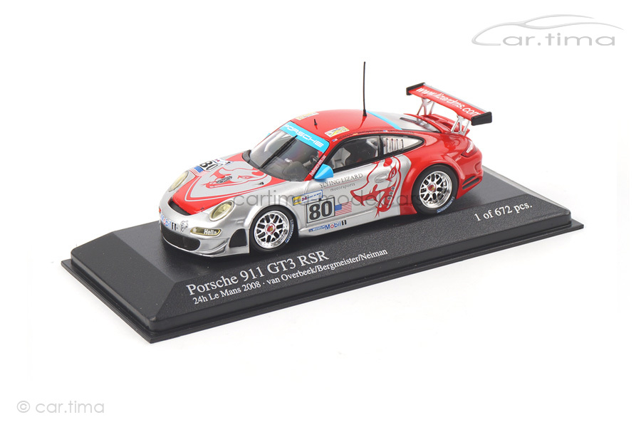 Porsche 911 (997) GT3 RSR 24h Le Mans 2008 Bergmeister Minichamps 1:43 400087880