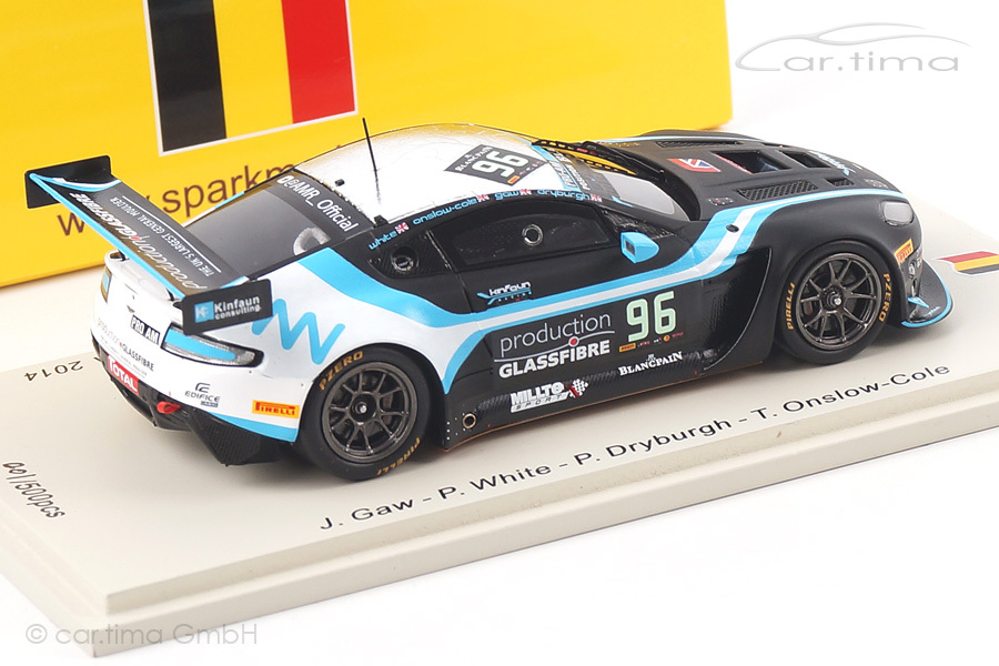 Aston Martin Vantage GT3 24h Spa 2014 Gaw/White/Dryburgh Spark 1:43 SB090