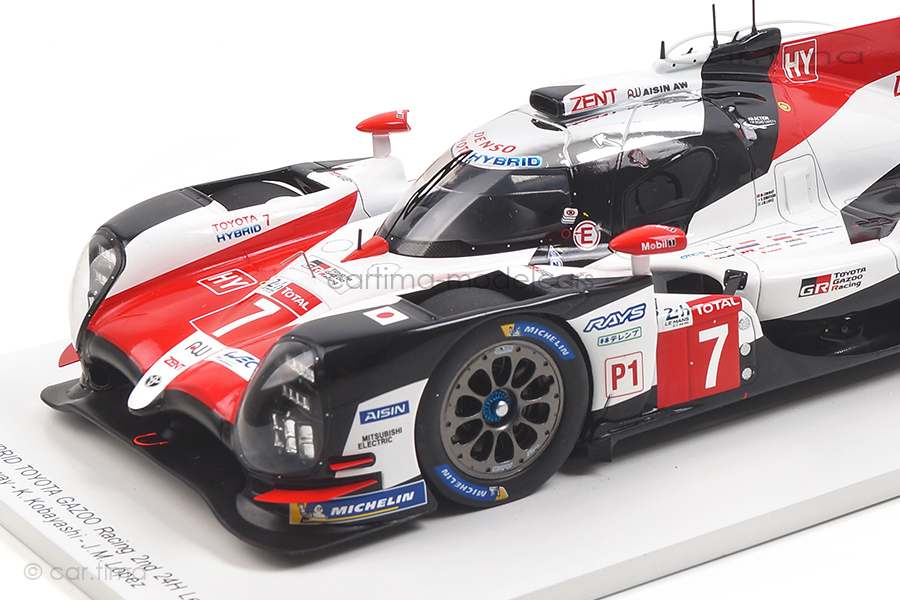 Toyota TS050 Hybrid 24h Le Mans 2018 Conway/Kobayashi/López Spark 1:18 18S341