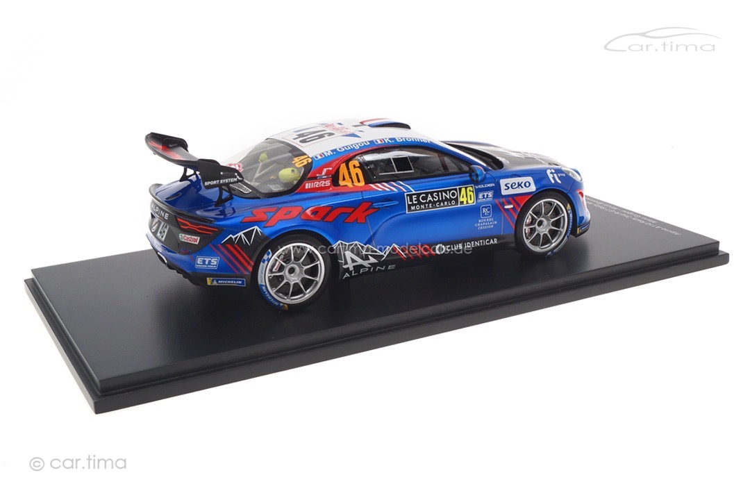 Alpine A110 Rally Rallye Monte Carlo 2022 Guigou/Bronner Spark 1:18 18S710