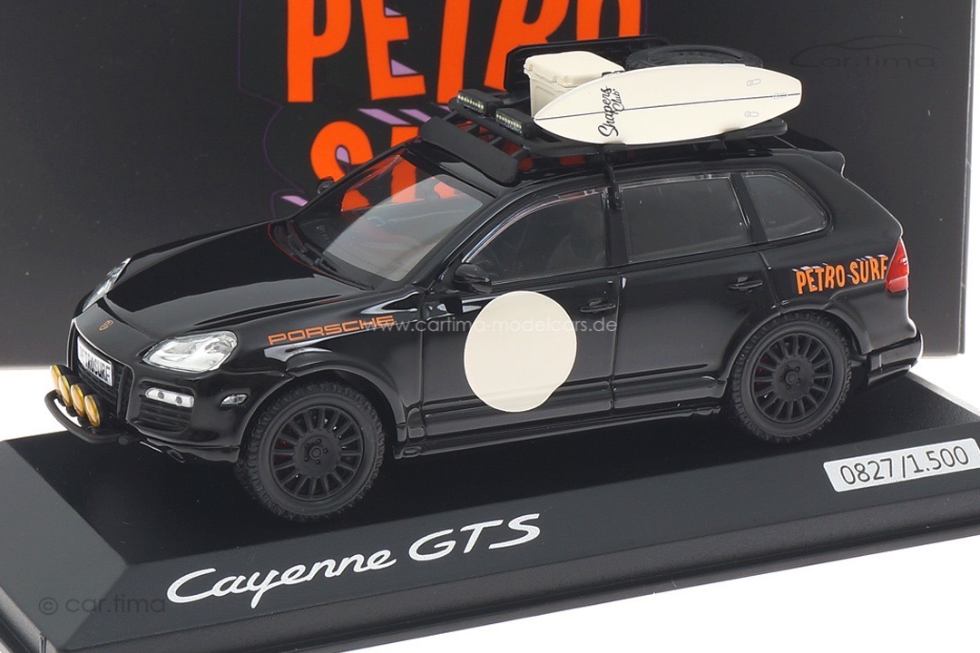 Porsche Cayenne (E1) GTS Petro Surf Sylt Schwarz Minichamps 1:43 WAP0200370SPSU