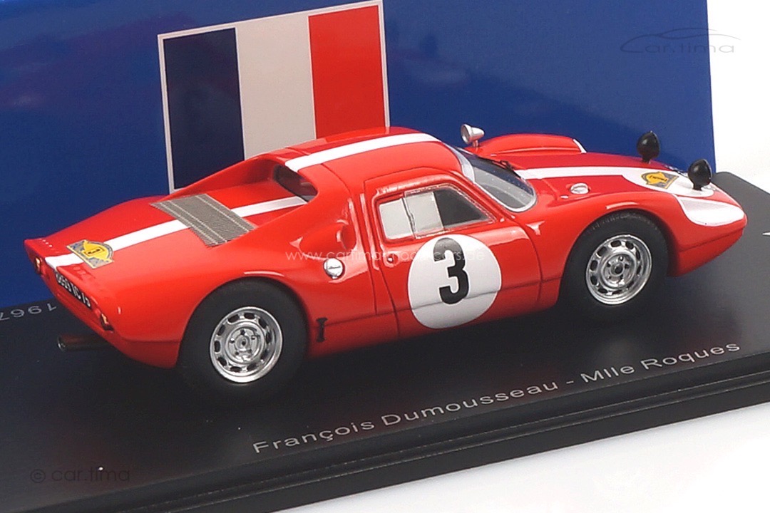 Porsche 904 GTS Rallye des Routes du Nord 1966 Dumousseau/Roques Spark 1:43 SF165