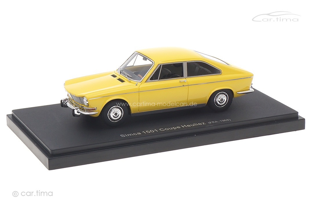 Simca 1501 Coupé Heuliez 1968 gelb Avenue43 1:43 60080