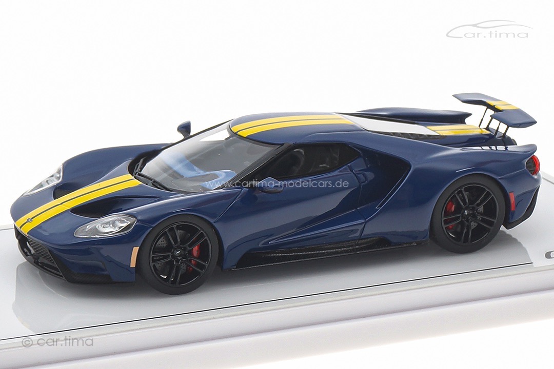 Ford GT Sunocu Blue/yellow stripes TSM 1:43 TSM430524