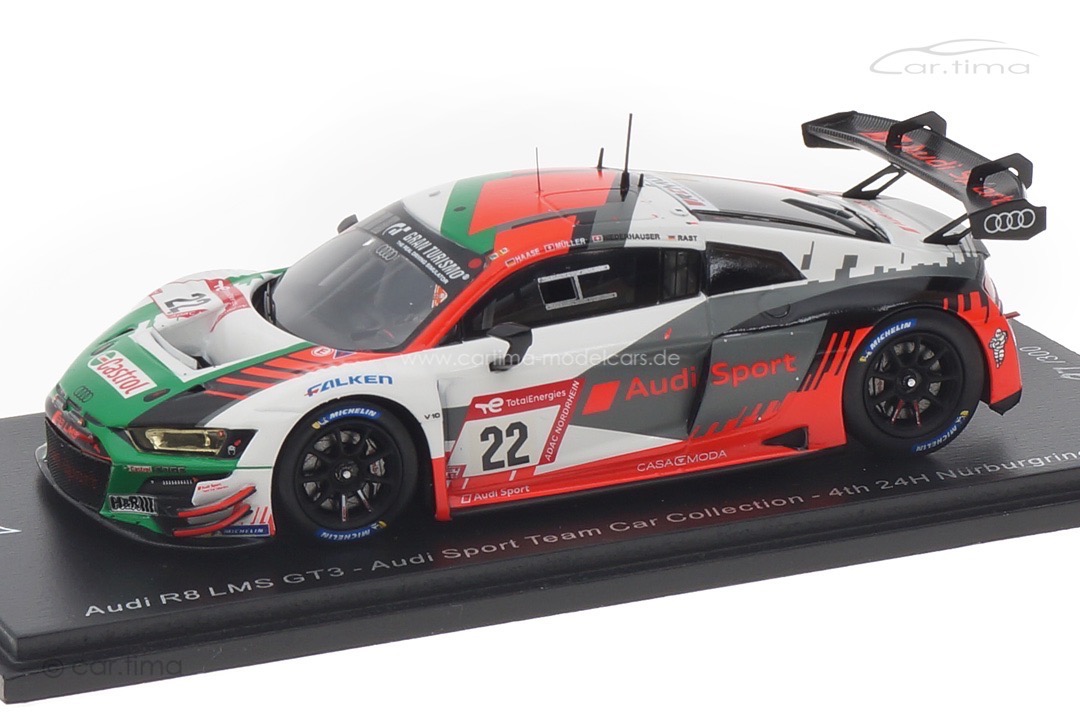 Audi R8 LMS GT3 24h Nürburgring 2022 Haase/Müller/Niederhauser/Rast Spark 1:43 SG842