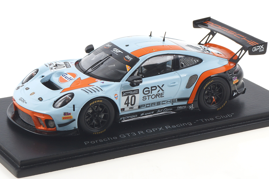 "Porsche 911 GT3 R GPX Racing ""The Club"" Spark 1:43 SP324"