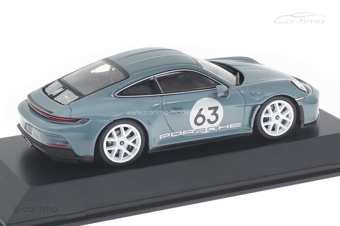 Porsche 911 (992) S/T Shoreblue met. Spark 1:43 WAP0203120R0ST