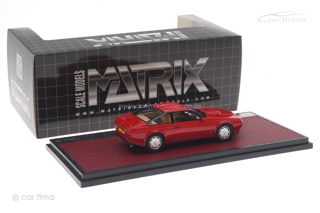 Aston Martin V8 Zagato 1988-1990 rot Matrix 1:43 MX40108-101