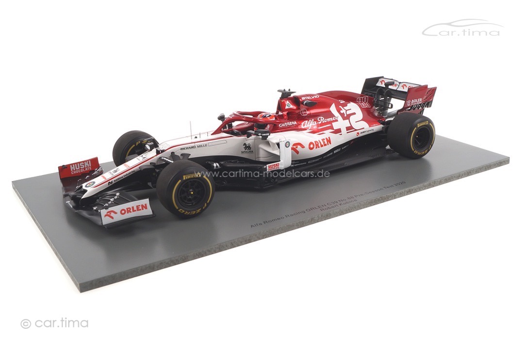 Alfa Romeo Racing C39 Test 2020 Robert Kubica Spark 1:18 18S479