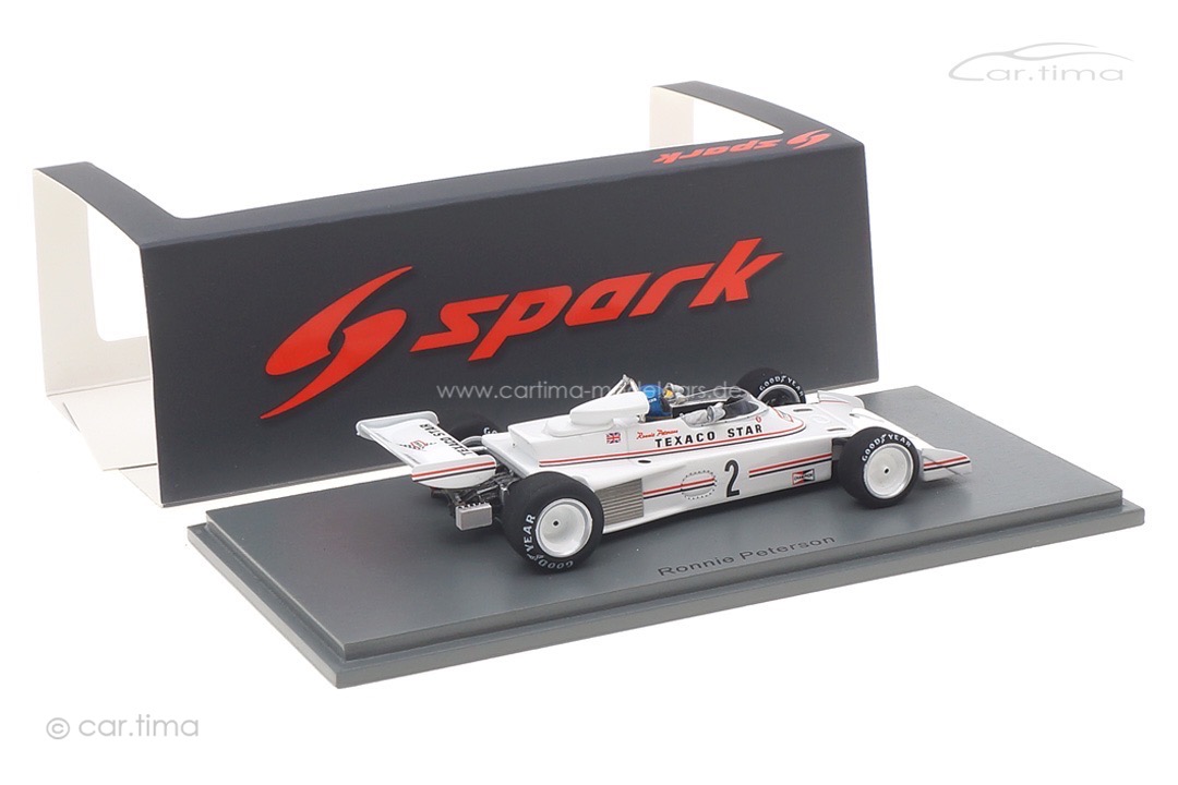 Lotus 74 I.G.B. GP F2 1973 Ronnie Peterson Spark 1:43 S7303