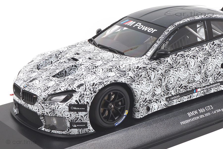 BMW M6 GT3 Presentation Spa 2015 Minichamps 1:18 155152699