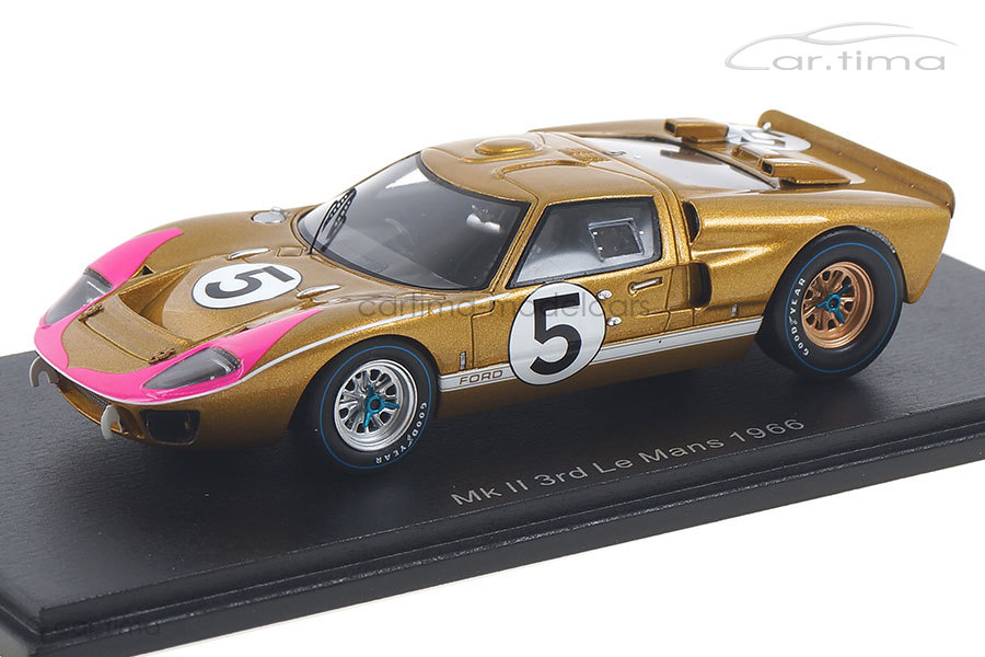 Ford GT40 MKII 24h Le Mans 1966 Bucknum/Hutcherson Spark 1:43 S4076