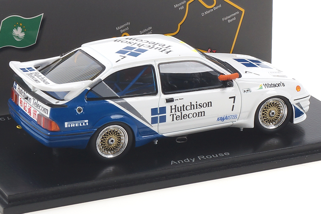 Ford Sierra RS500 Cosworth Macau 1989 Andy Rouse Spark 1:43 SA193