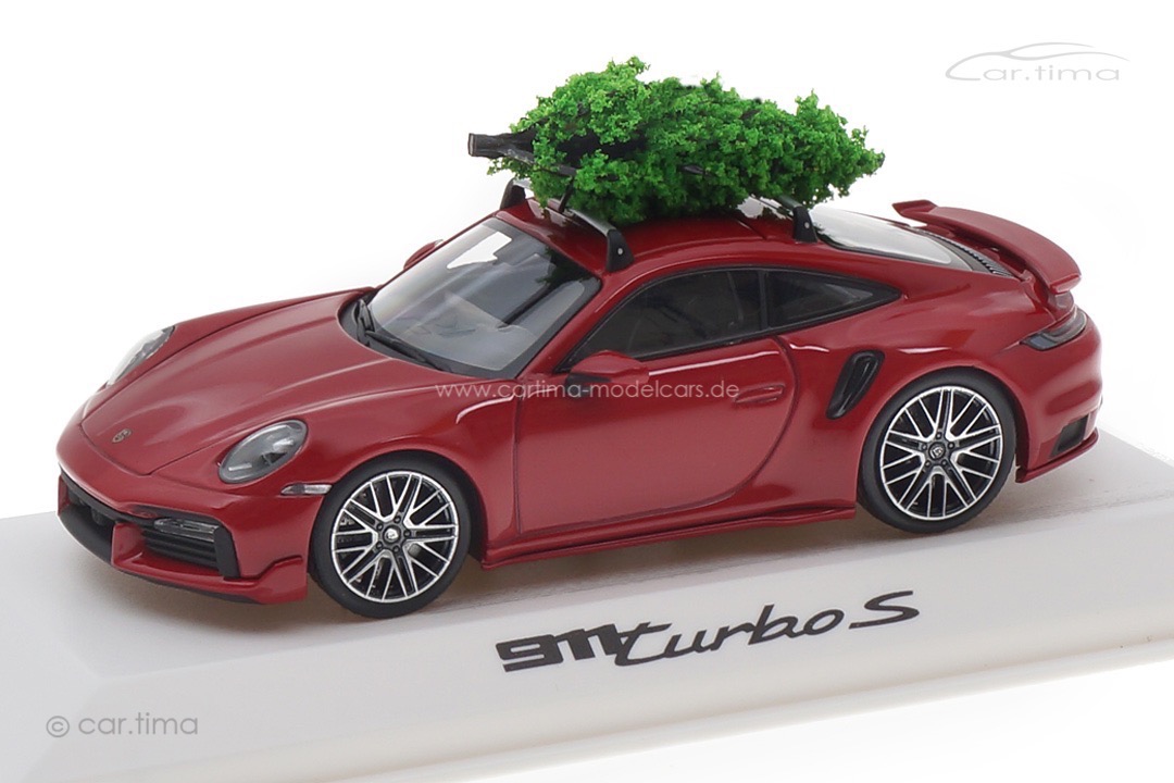 Porsche 911 (992) Turbo S Karminrot X-Mas 1:43 WAP0201630SXMAS