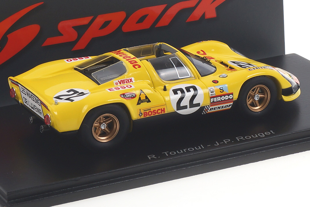 Porsche 910 24h Le Mans 1973 Touroul/Rouget Spark 1:43 S4687