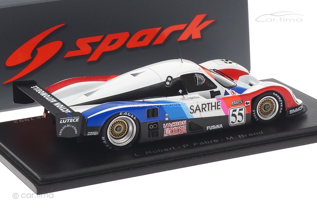 Courage C28S 24h Le Mans 1992 Robert/Fabre/Brand Spark 1:43 S3541