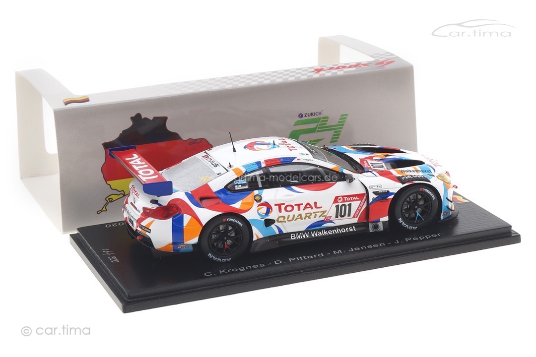 BMW M6 GT3 24h Nürburgring 2020 Krognes/Jensen/Pepper/Pittard Spark 1:43 SG691