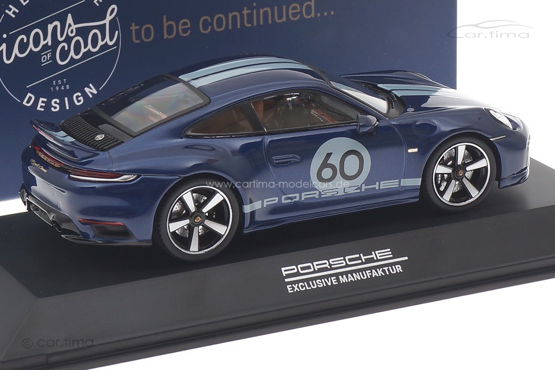 Porsche 911 (992) Sport Classic Enzianblaumet. Spark 1:43 WAP0200100PSCB