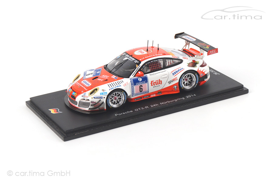 Porsche 911 (997 II) GT3 R 24h Nürburgring 2014 Abbelen/Huisman/Schmitz Spark 1:43 SG155