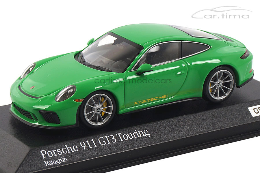 Porsche 911 (991 II) GT3 Touring Reingrün Minichamps 1:43 413067426